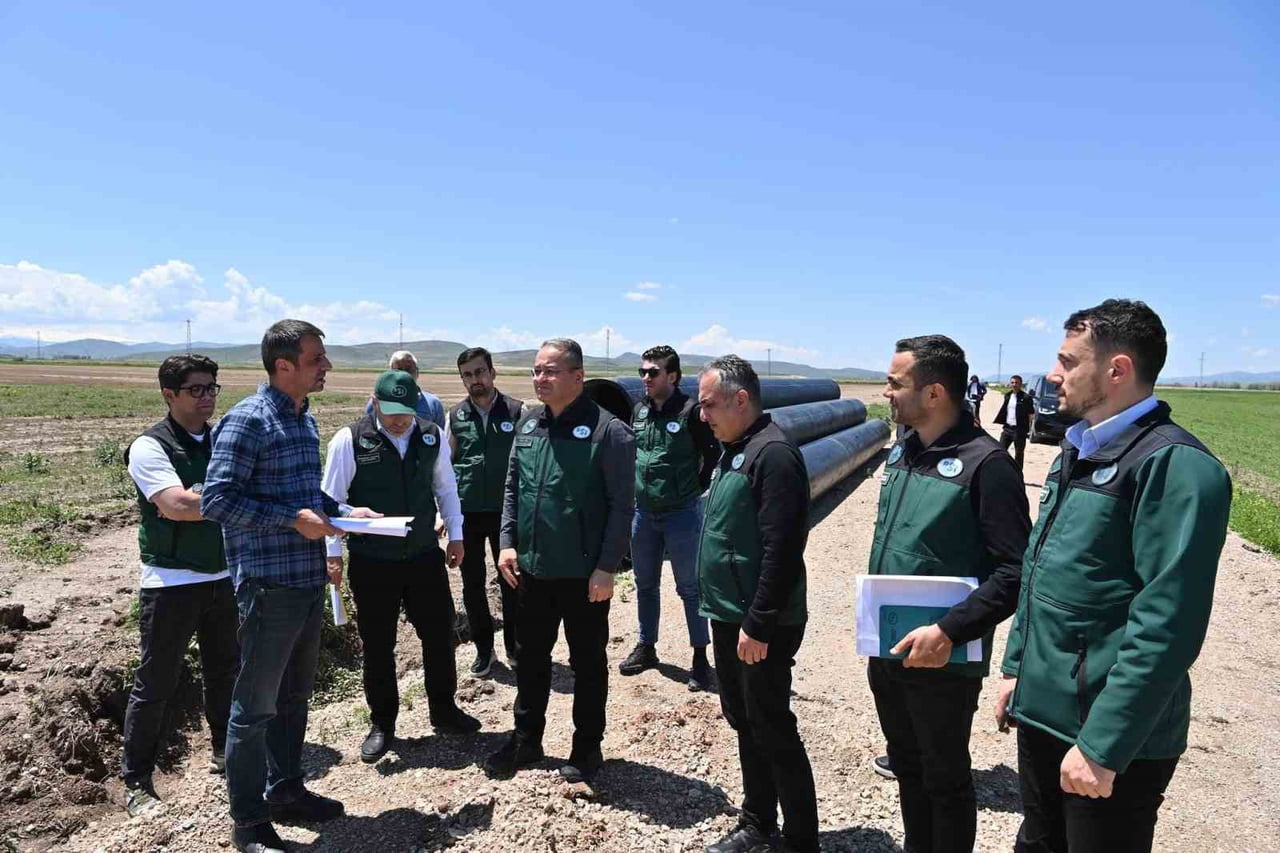 KIRKLARTEPE BARAJI SULAMA İNŞAATINDA İNCELEME YAPILDI