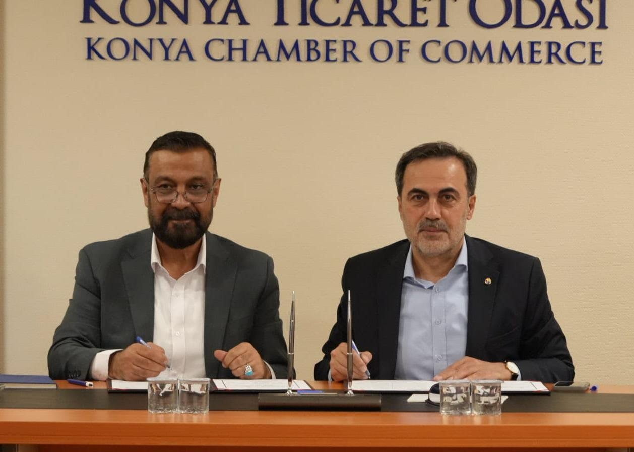 KONYA TİCARET ODASI İLE BELH TİCARET VE YATIRIM ODASI ARASINDA İŞ BİRLİĞİ PROTOKOLÜ İMZALANDI....
