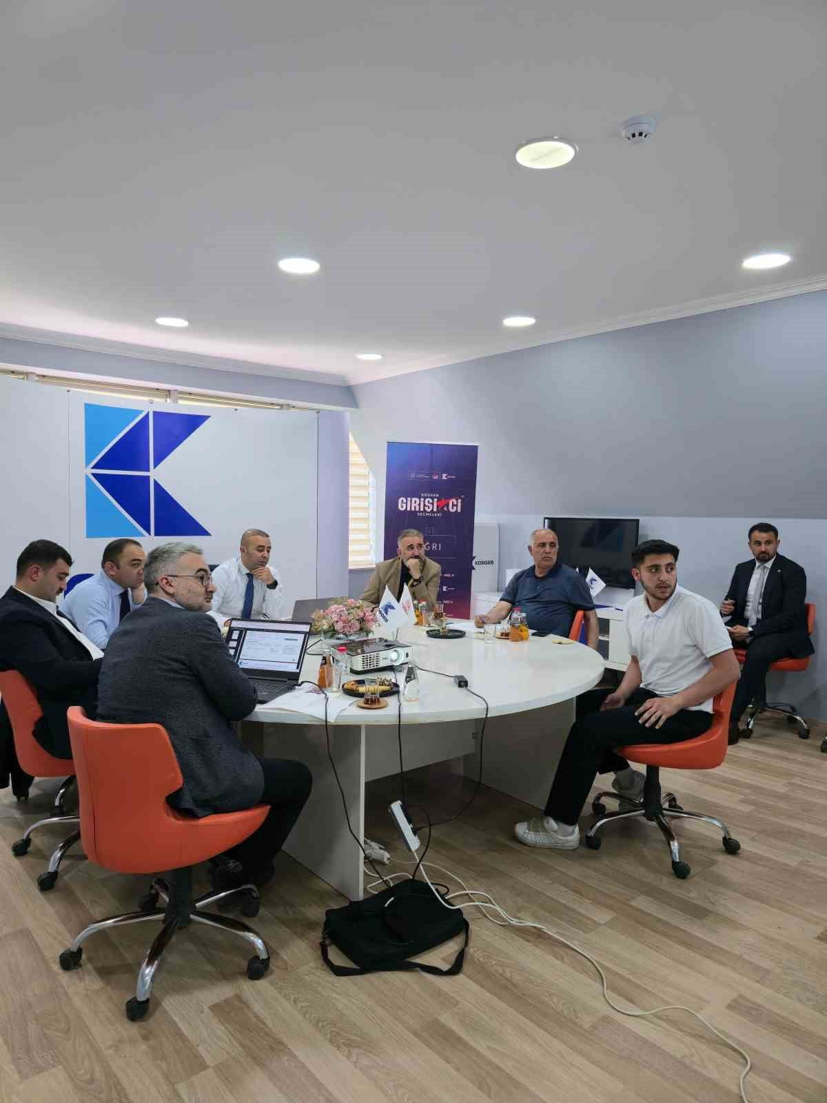 KOSGEB AĞRI MÜDÜRLÜĞÜ’NDE GİRİŞİMCİ SEÇMELERİ YAPILDI