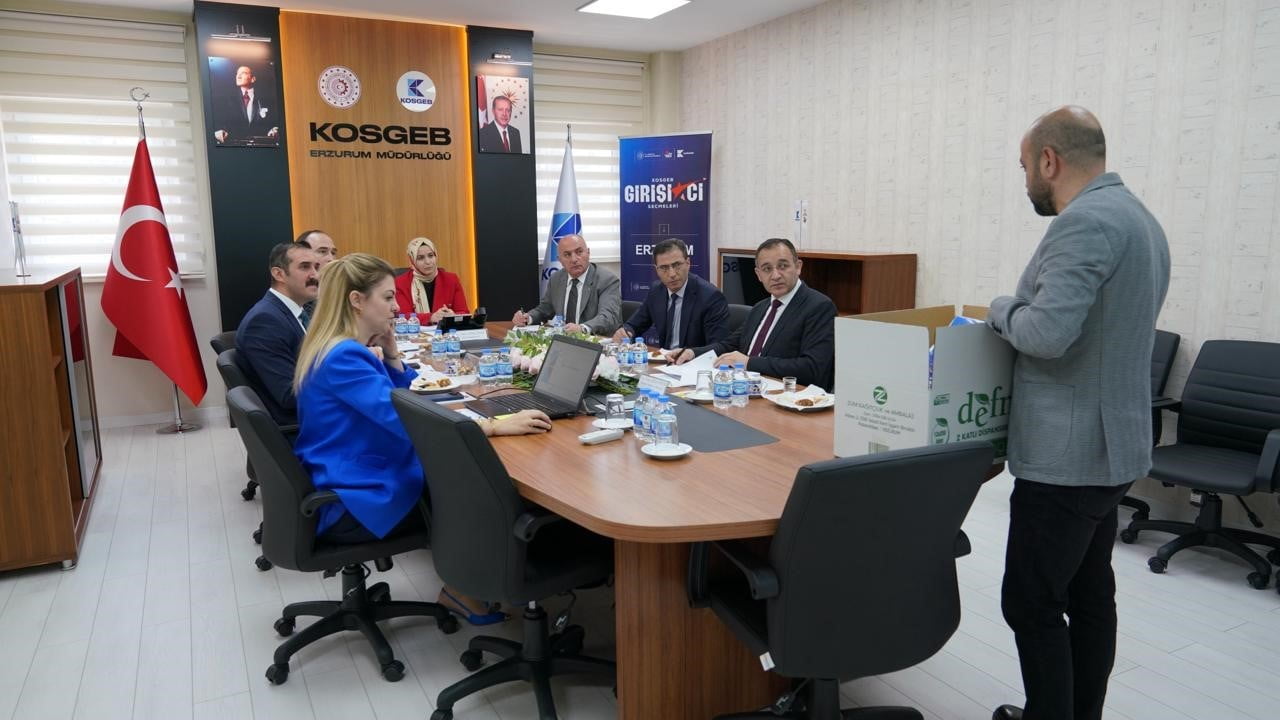 KOSGEB GİRİŞİMCİ DESTEK PROGRAMI VE İŞ GELİŞTİRME DESTEK PROGRAMI JÜRİ TOPLANTISI, KOSGEB ERZURUM...