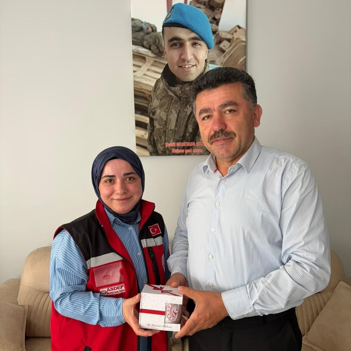 KOZLU’DA ŞEHİT BABALARI UNUTULMADI
