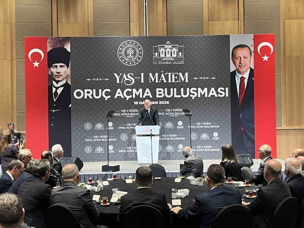 KÜLTÜR VE TURİZM BAKANI MEHMET NURİ ERSOY, "YAS-I MATEM ORUÇ AÇMA BULUŞMASI" PROGRAMINA...