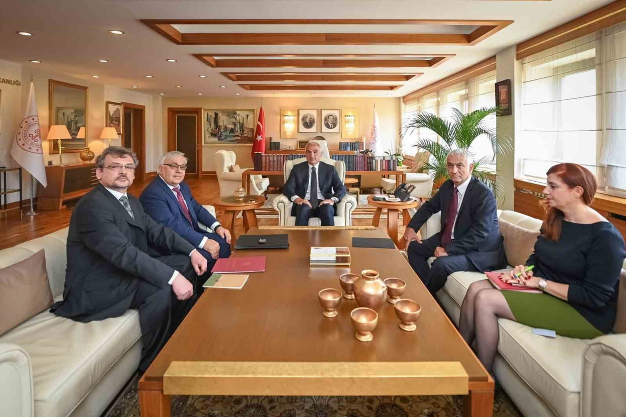 KÜLTÜR VE TURİZM BAKANI MEHMET NURİ ERSOY, RUSYA FEDERASYONU’NUN YENİ TÜRKİYE CUMHURİYETİ ANKARA...