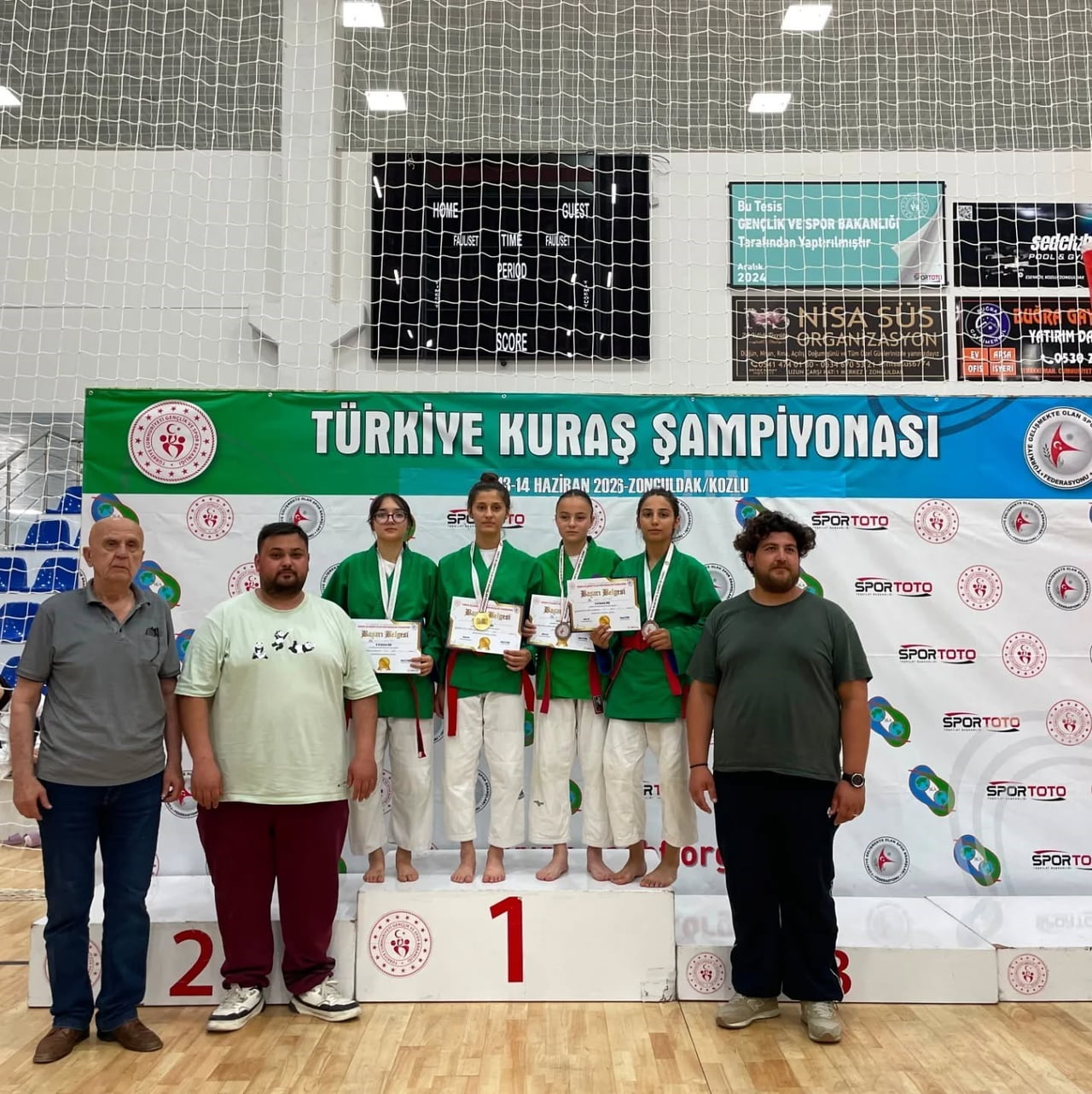 KÜTAHYALI GENÇLER TÜRKİYE KURAŞ ŞAMPİYONASI'NDA TÜRKİYE İKİNCİSİ OLDU