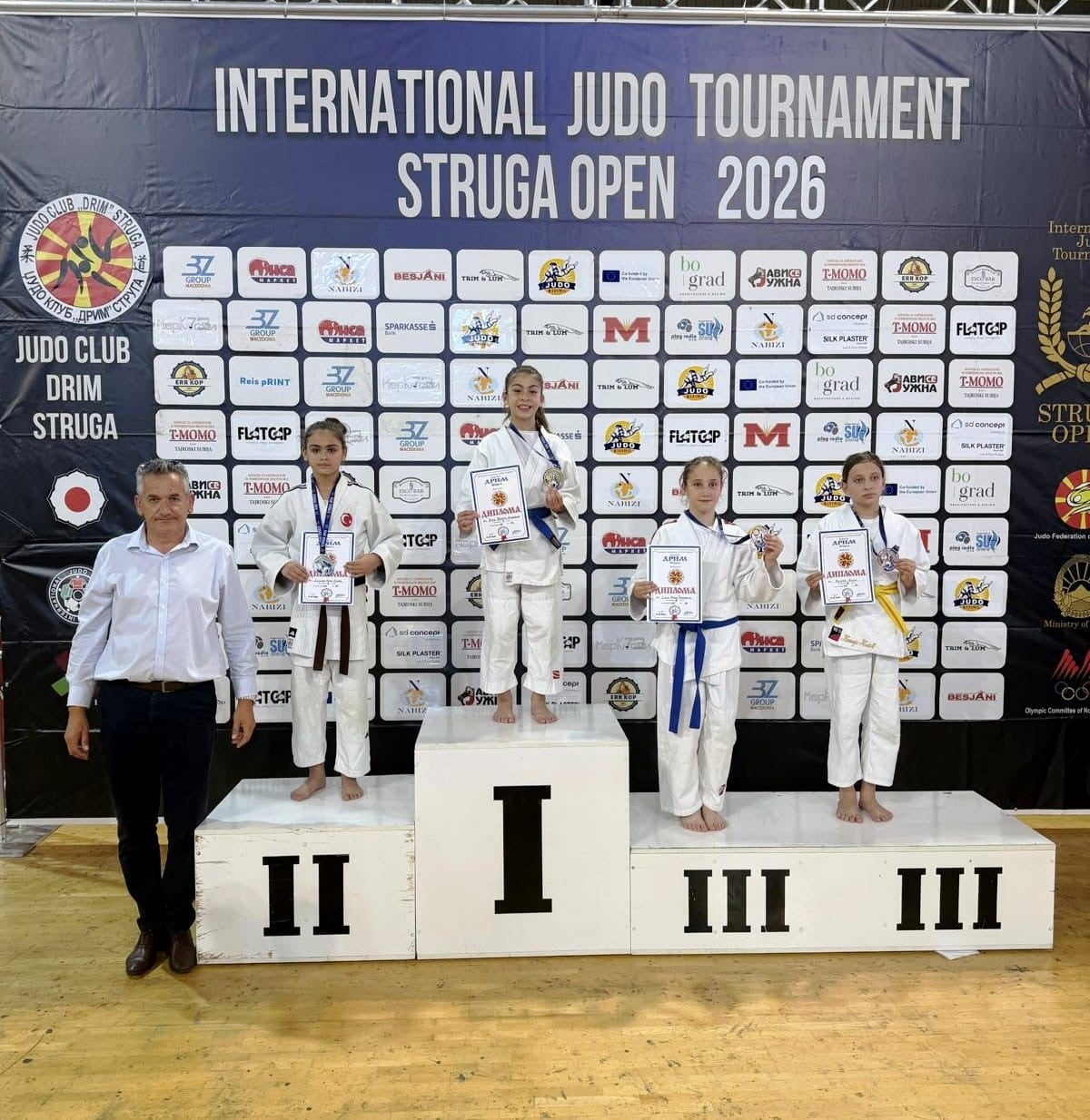 KUZEY MAKEDONYA’DA DÜZENLENEN ULUSLARARASI STRUGA OPEN 2026 JUDO TURNUVASI’NDA MÜCADELE EDEN...