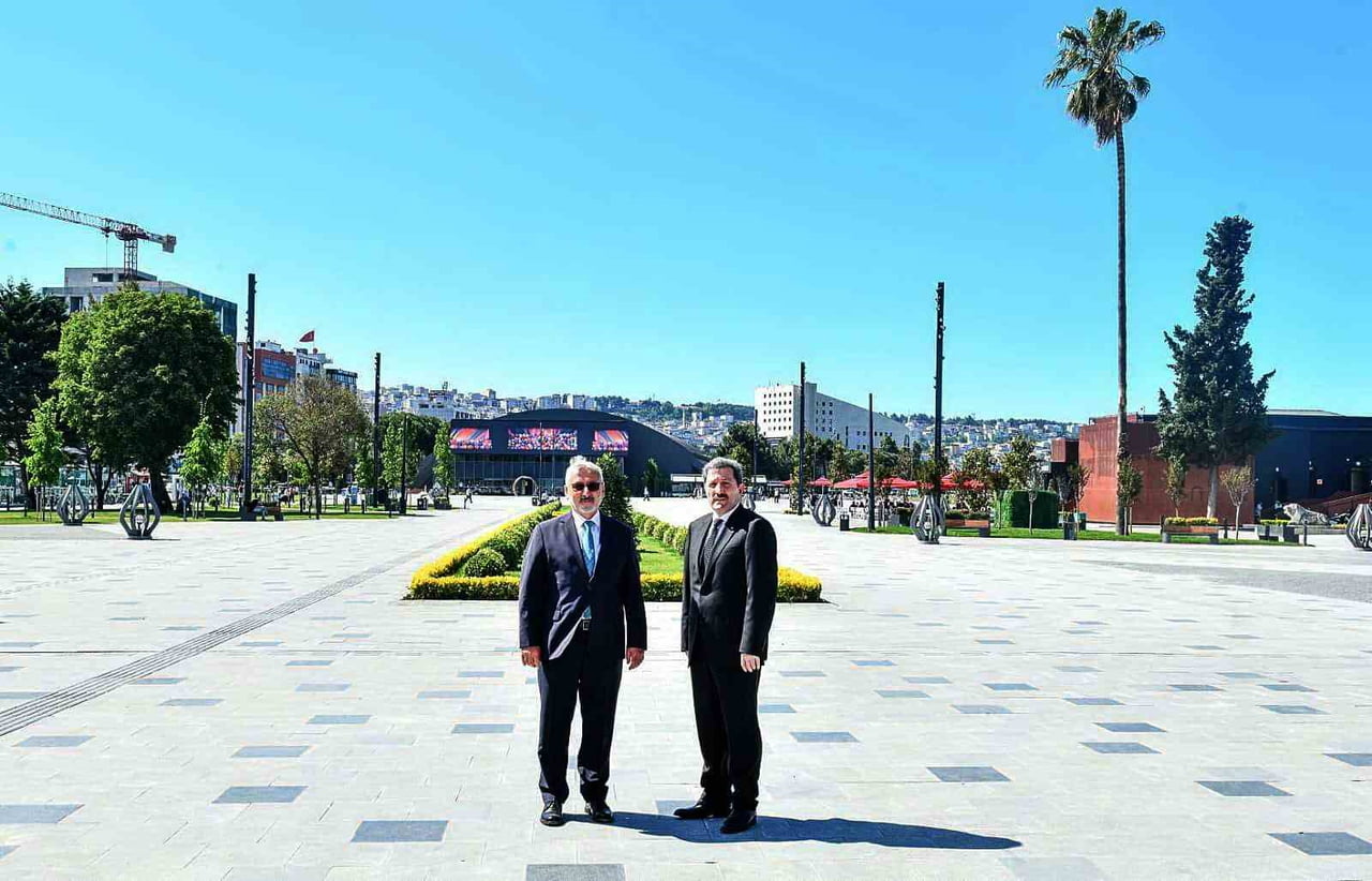 MAKİNE VE KİMYA ENDÜSTRİSİ A.Ş. (MKE) GENEL MÜDÜRÜ İLHAMİ KELEŞ, SAMSUN VALİSİ ORHAN TAVLI’YI...