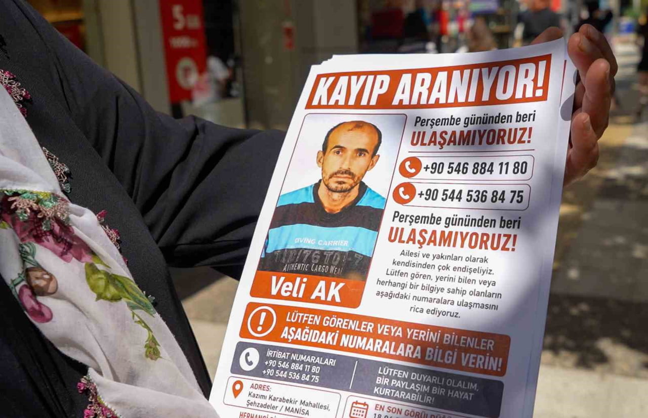 MANİSA'NIN ŞEHZADELER İLÇESİNDE 18 HAZİRAN'DAN BU YANA KAYIP OLARAK ARANAN 42 YAŞINDAKİ VELİ AK...