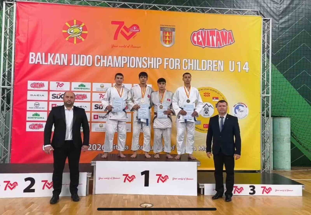 MANİSA GENÇLİK VE SPOR İL MÜDÜRLÜĞÜ JUDOCULARI KATILDIKLARI MİNİKLER JUDO BALKAN ŞAMPİYONASI’NDA 1...