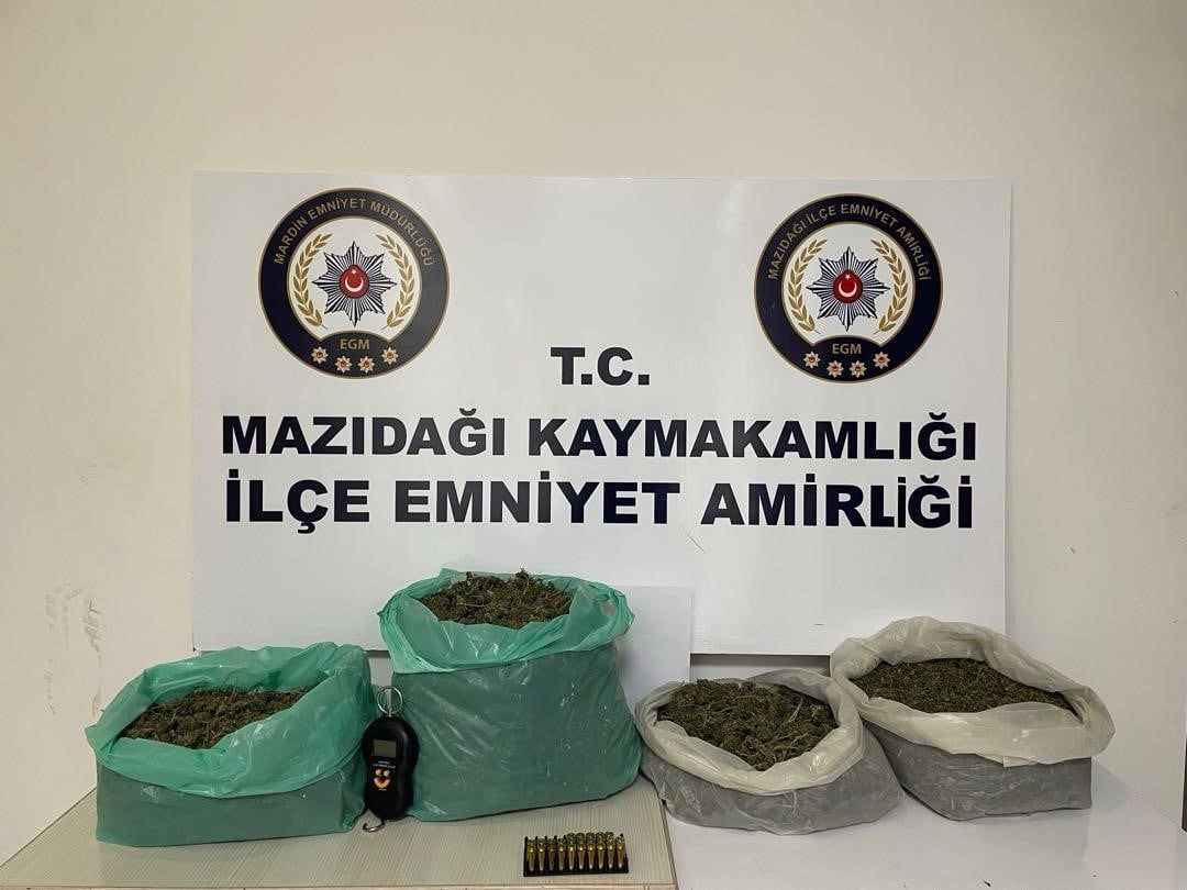 MARDİN’DE 4 KİLO 636 GRAM UYUŞTURUCU ELE GEÇİRİLDİ