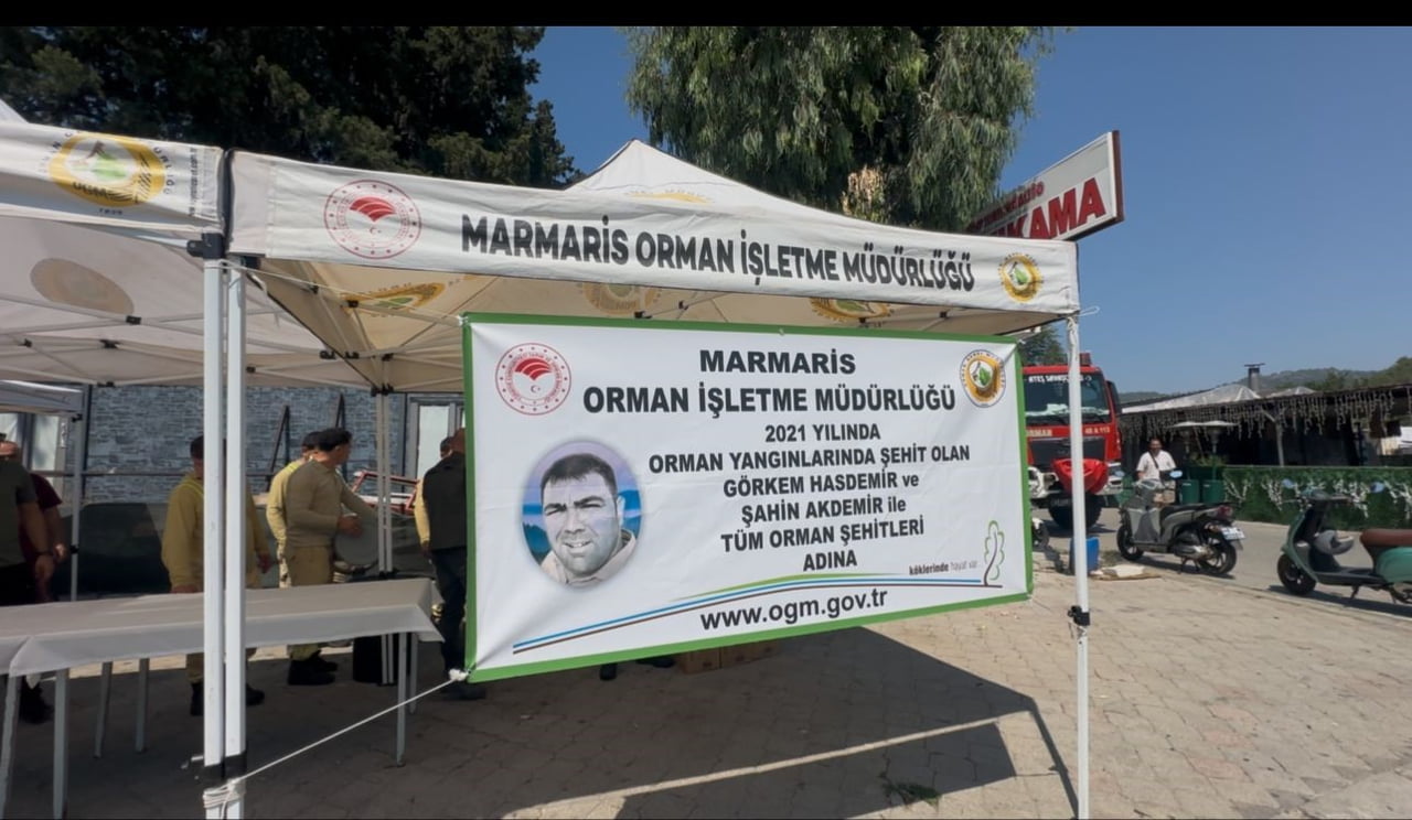 MARMARİS'İN ORMAN ŞEHİDİ GÖRKEM HASDEMİR VE TÜM ORMAN ŞEHİTLERİ DUALARLA ANILDI