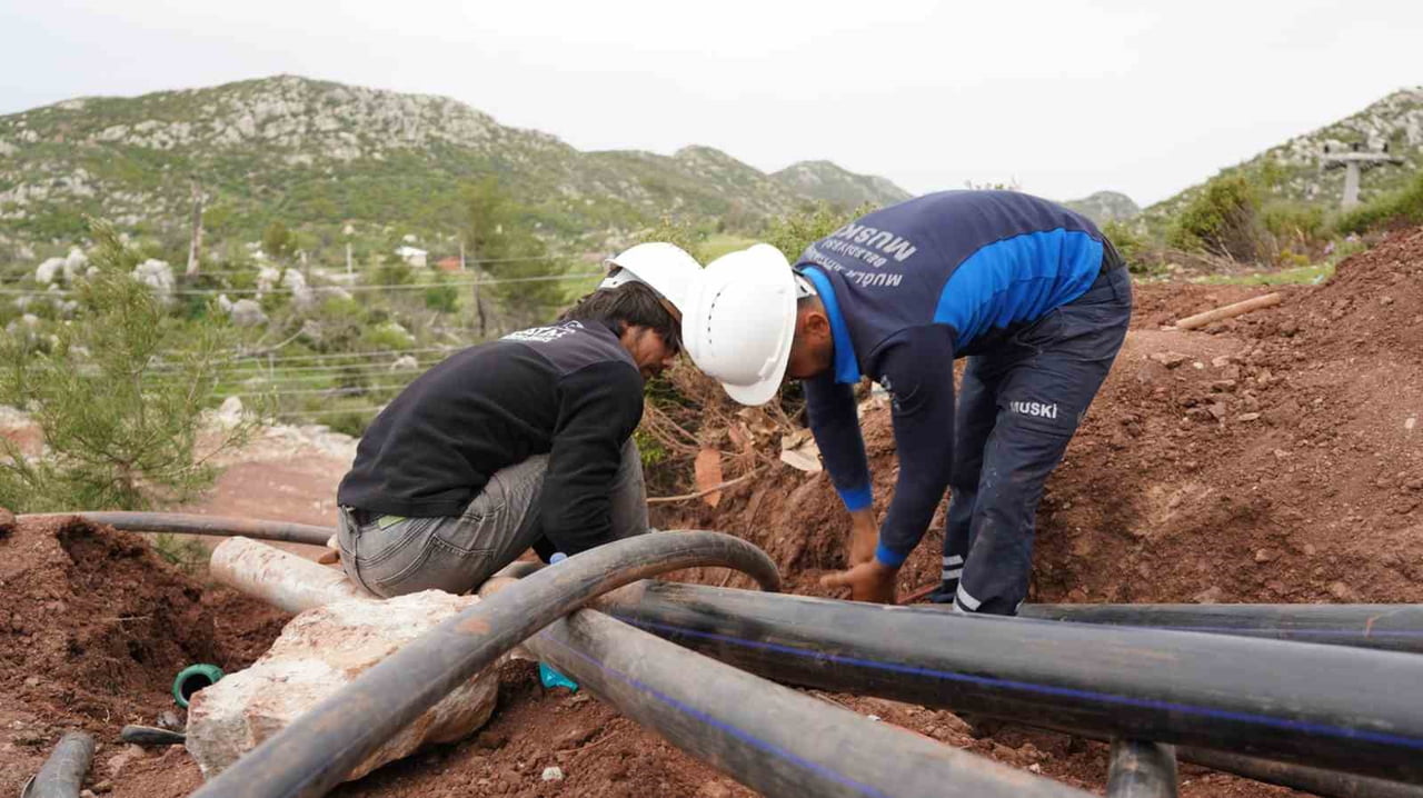 MARMARİS ORHANİYE VE OSMANİYE MAHALLELERİNİN SU SORUNUNU ÇÖZÜLDÜ