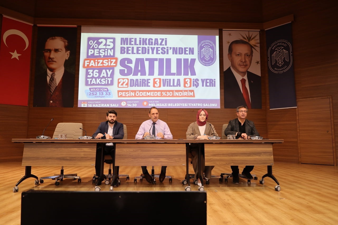 MELİKGAZİ BELEDİYESİ; YILDIRIM BEYAZIT, BATTALGAZİ, EĞRİBUCAK VE ANBAR MAHALLESİ’NDE BULUNAN...
