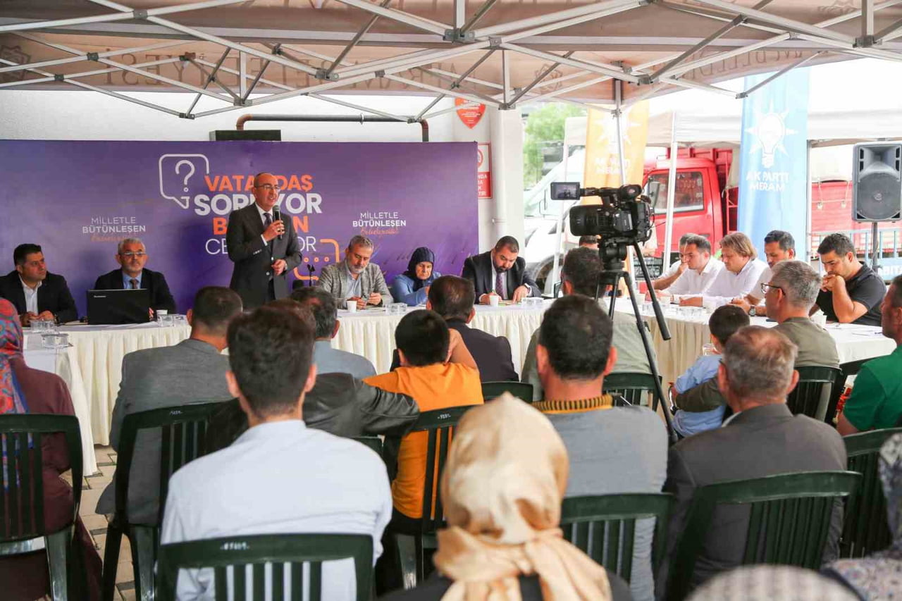 MERAM'DA, VATANDAŞLARLA YEREL YÖNETİM ARASINDA DOĞRUDAN İLETİŞİM KURULMASINI SAĞLAYAN "VATANDAŞ...