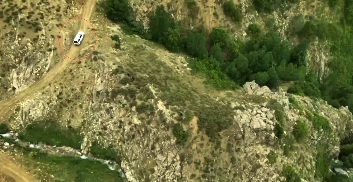 MERKEZ İLÇEYE BAĞLI KAVAKDİBİ KÖYÜ MEVKİİNDE GERÇEKLEŞTİRİLEN DENETİMLER SIRASINDA DRONE İLE...