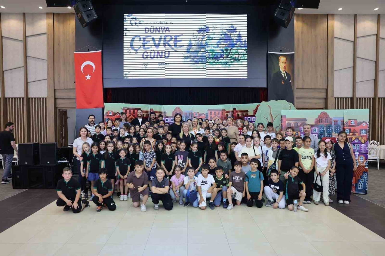 MERKEZEFENDİ BELEDİYESİ TARAFINDAN 5 HAZİRAN DÜNYA ÇEVRE GÜNÜ’NDE DÜZENLENEN ETKİNLİKTE ÇOCUKLAR...