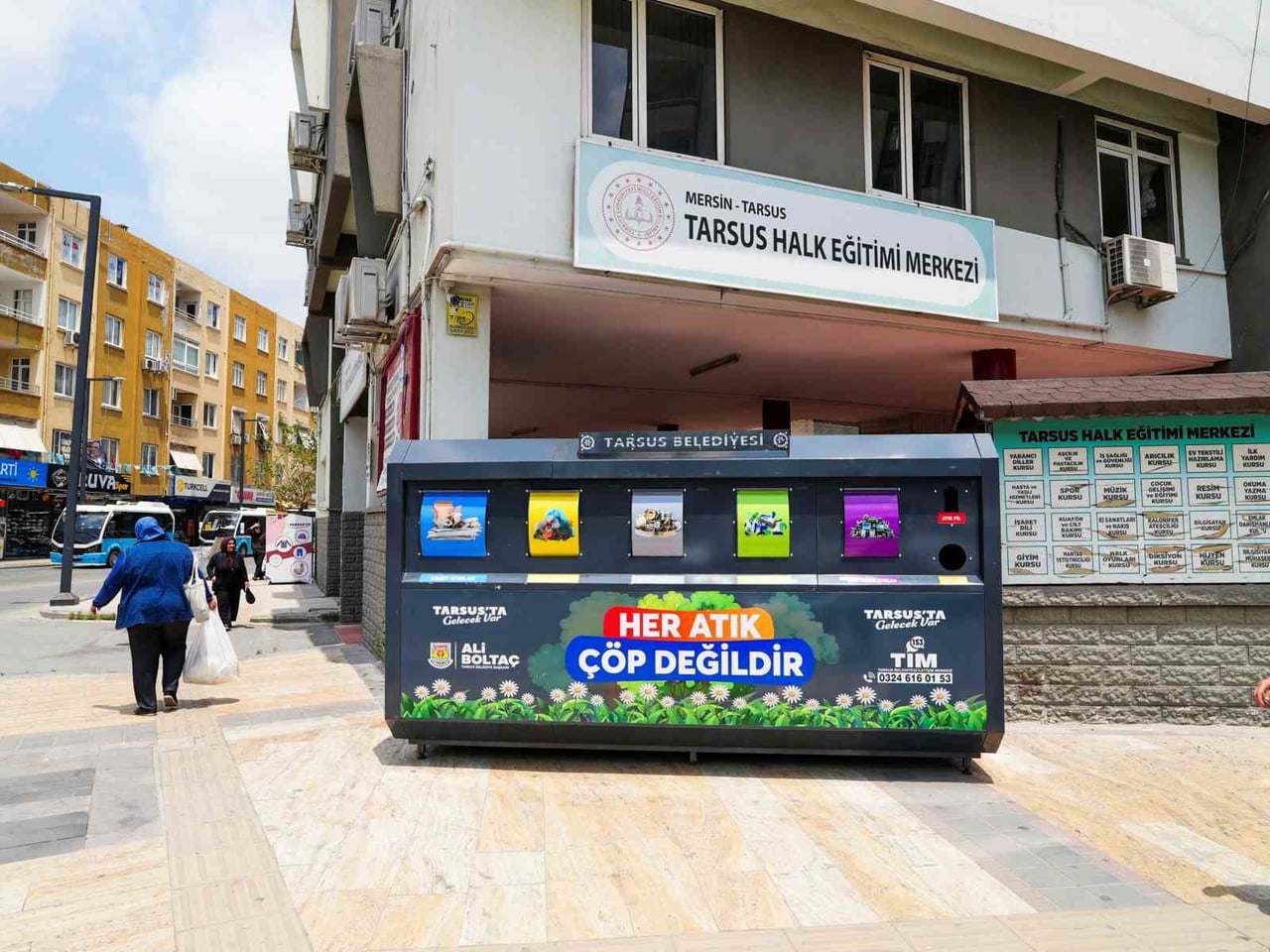 MERSİN'İN TARSUS İLÇESİNDE BELEDİYE TARAFINDAN YÜRÜTÜLEN SIFIR ATIK VE GERİ DÖNÜŞÜM ÇALIŞMALARI...