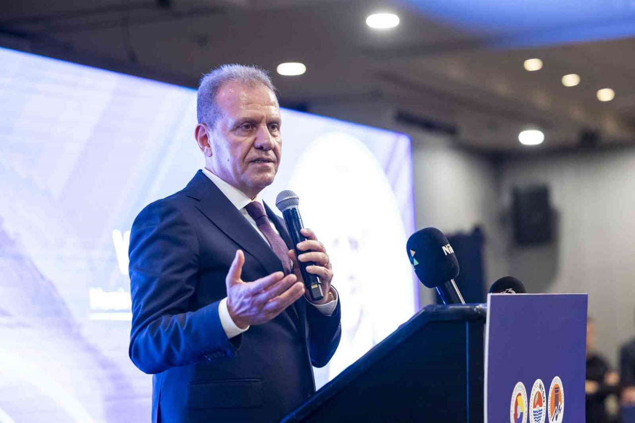 MERSİN’DE DÜZENLENEN ‘SANAYİ KORİDORUNDA MERSİN ZİRVESİ’NDE KONUŞAN MERSİN BÜYÜKŞEHİR BELEDİYE...