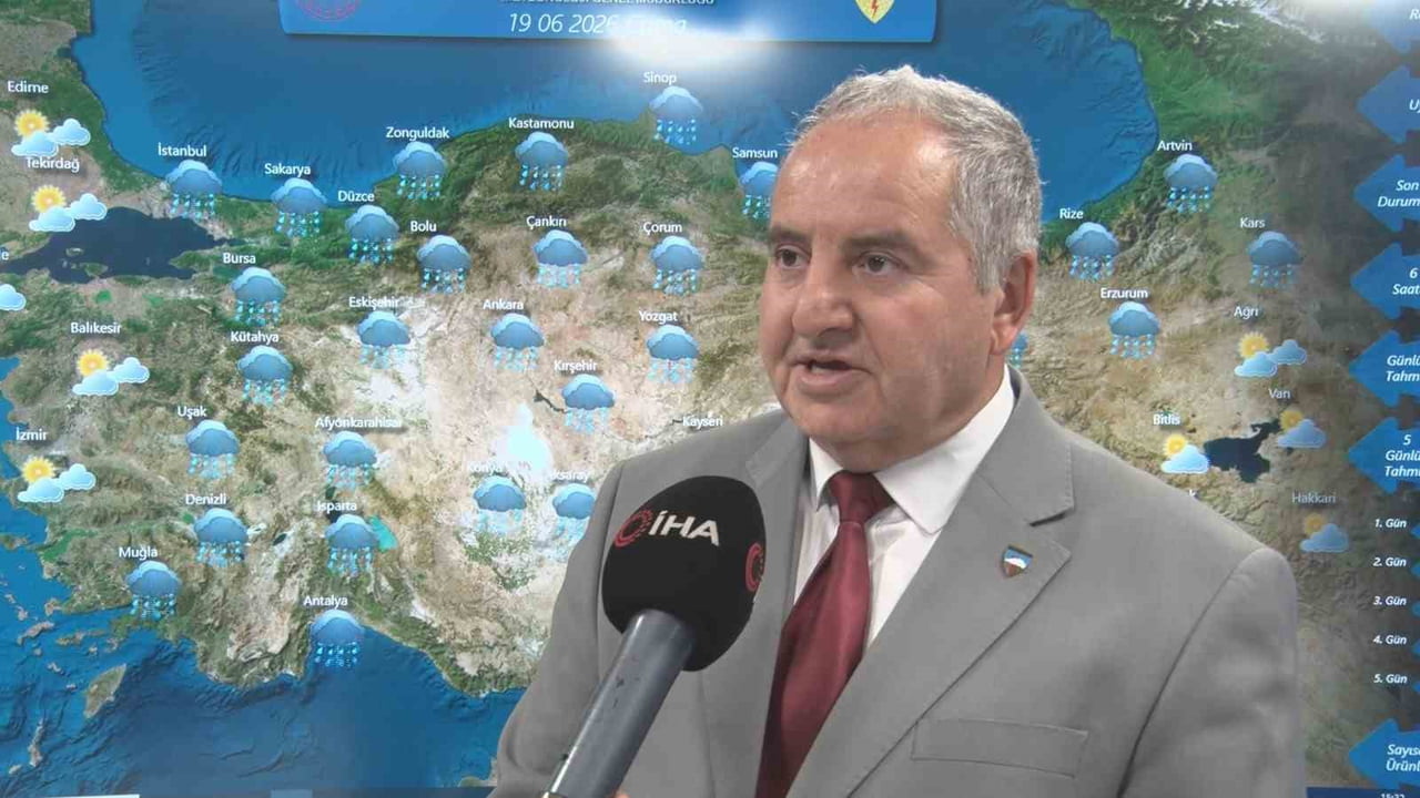 METEOROLOJİ GENEL MÜDÜRLÜĞÜ HAVA TAHMİN UZMANI ABDULLAH MACİT, HAFTA SONU YURT GENELİNDE YER YER...