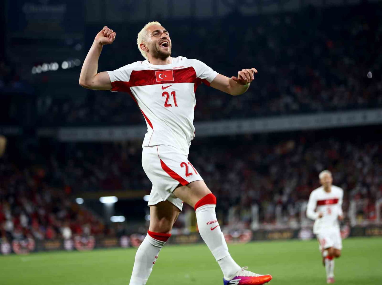MİLLİ FUTBOLCU BARIŞ ALPER YILMAZ, KUZEY MAKEDONYA KARŞILAŞMASIYLA A MİLLİ FUTBOL TAKIMI’NDAKİ 3....