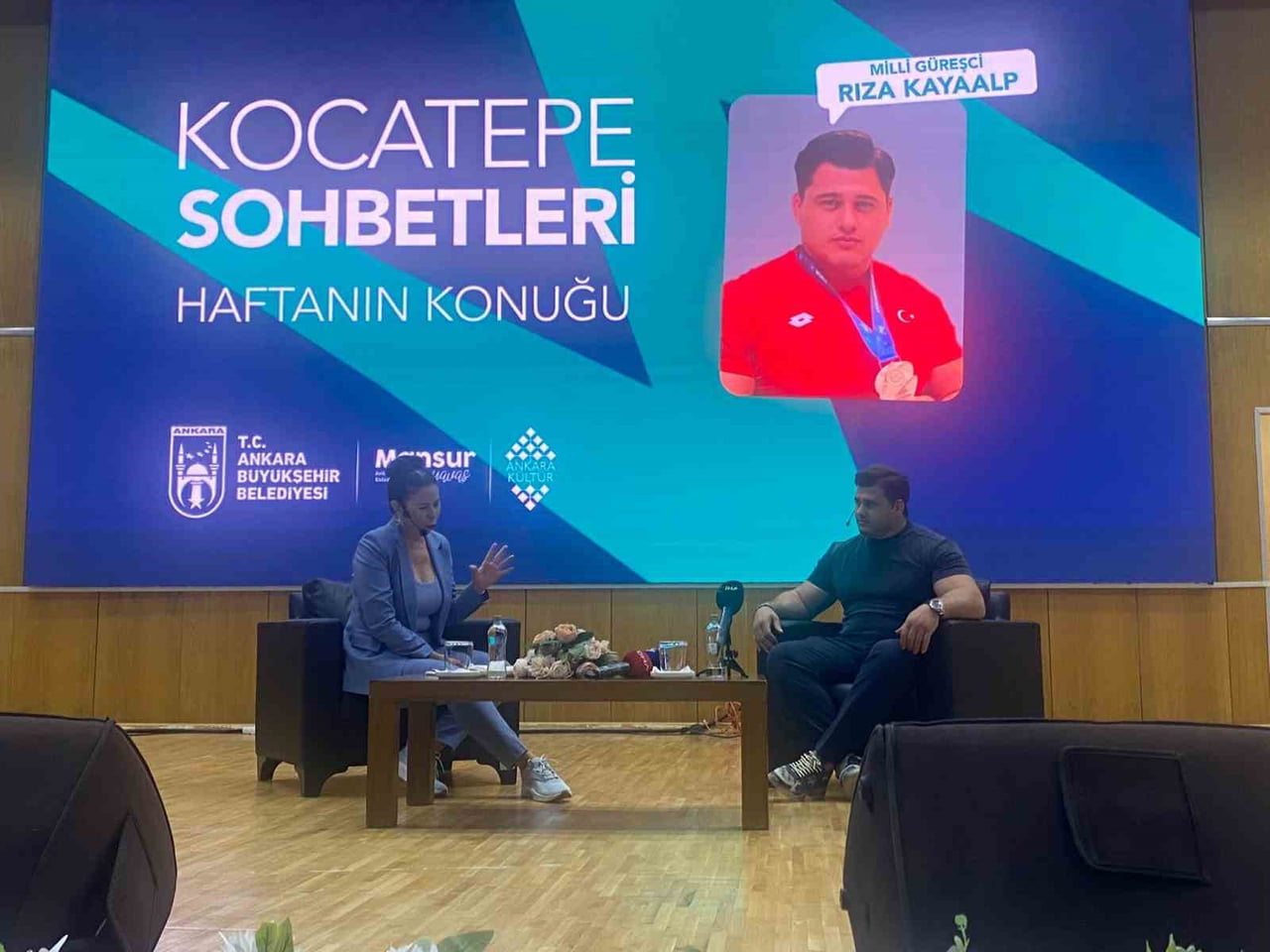MİLLİ GÜREŞÇİ RIZA KAYAALP, "BİR SPORCUDA BİR YETENEK VARSA ONU SONUNA KADAR ÜLKESİ ADINA...