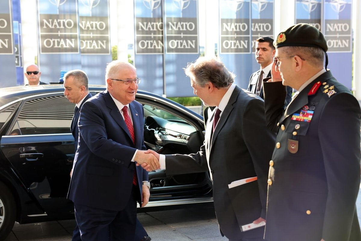 MİLLİ SAVUNMA BAKANI YAŞAR GÜLER, NATO SAVUNMA BAKANLARI TOPLANTISINA KATILMAK ÜZERE BRÜKSEL'DEKİ...
