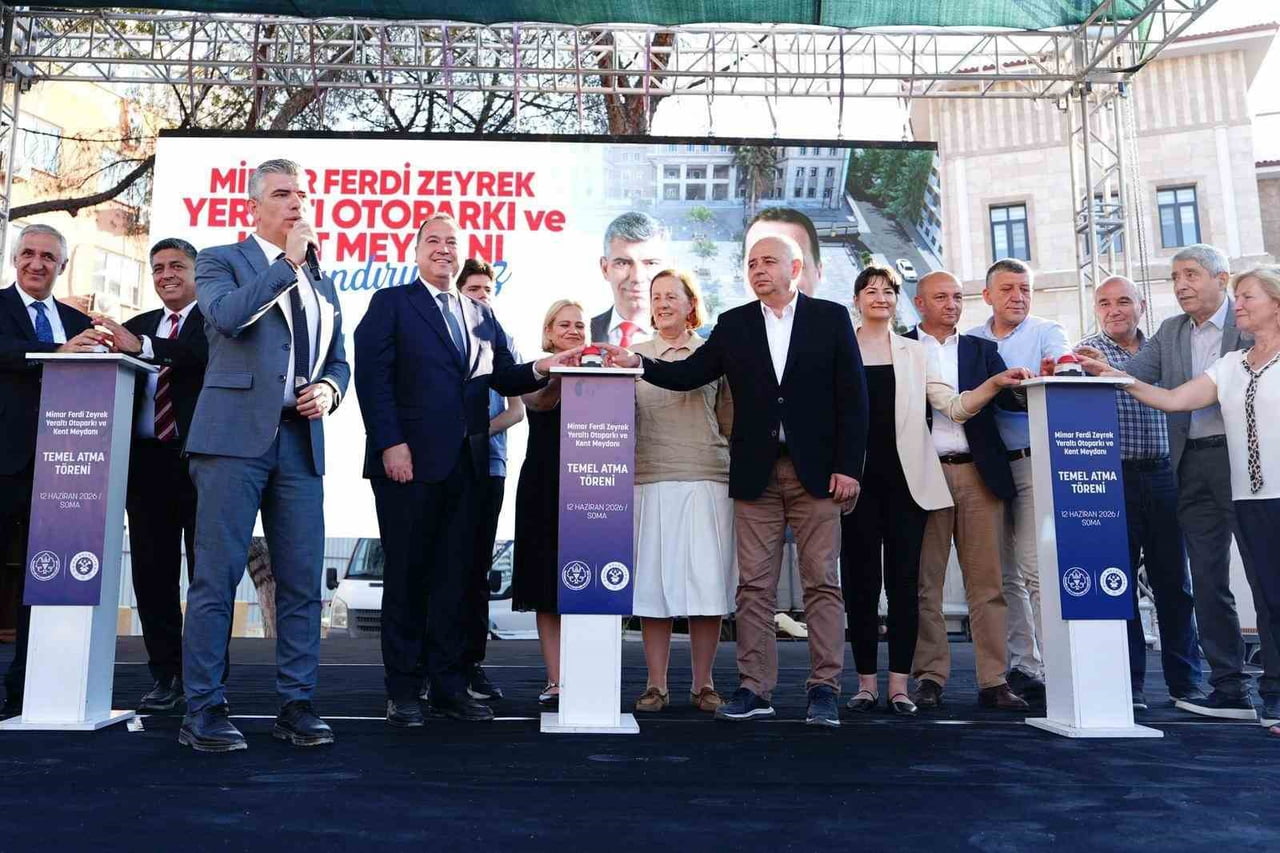 MİMAR FERDİ ZEYREK KENT MEYDANI VE YERALTI OTOPARKI PROJESİ'NİN TEMELİ TÖRENLE ATILDI