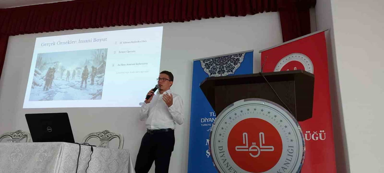 MUĞLA'DA ANLAMLI EĞİTİM: AFET DÖNEMLERİNDE "MANEVİ DESTEK" MASAYA YATIRILDI