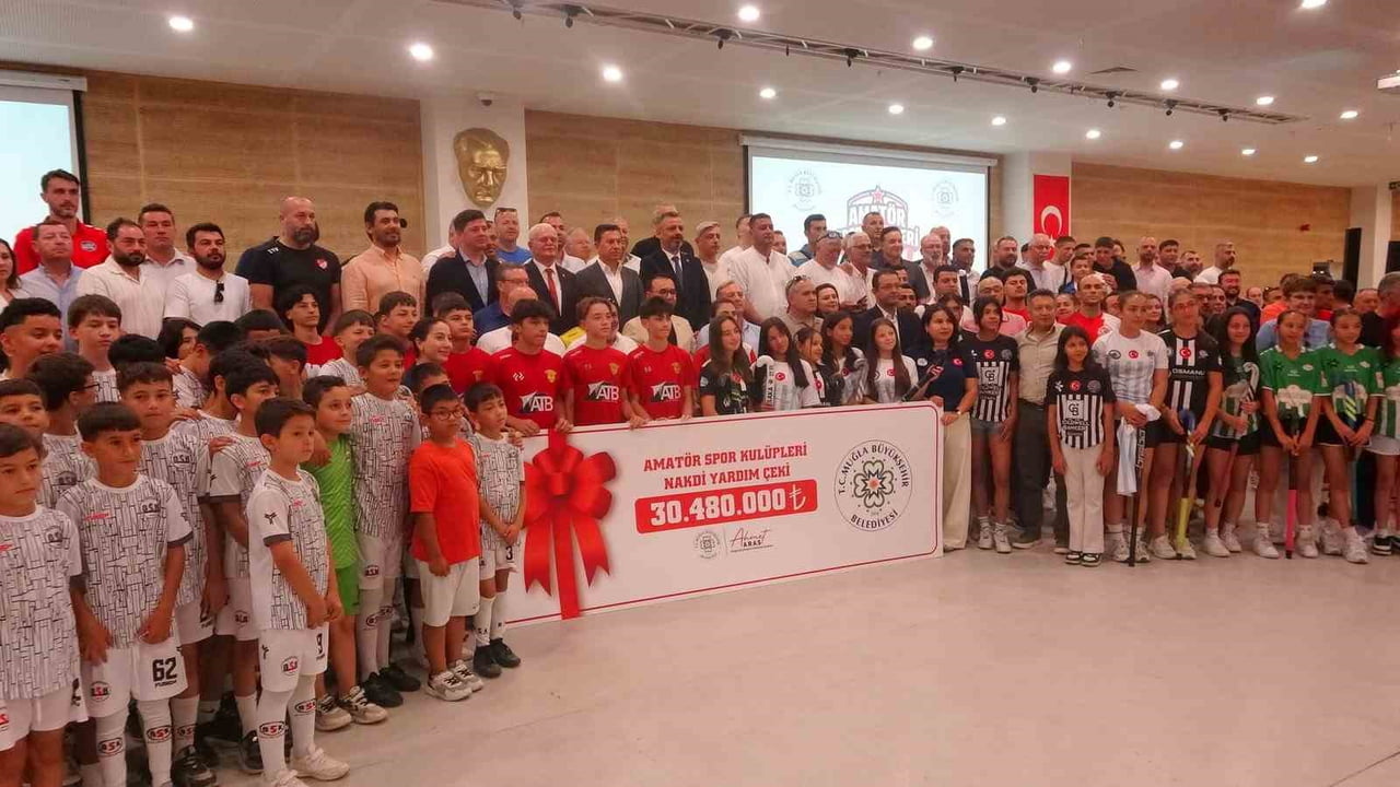 MUĞLA BÜYÜKŞEHİR BELEDİYESİ’NDEN AMATÖR SPOR KULÜPLERİNE DEV DESTEK