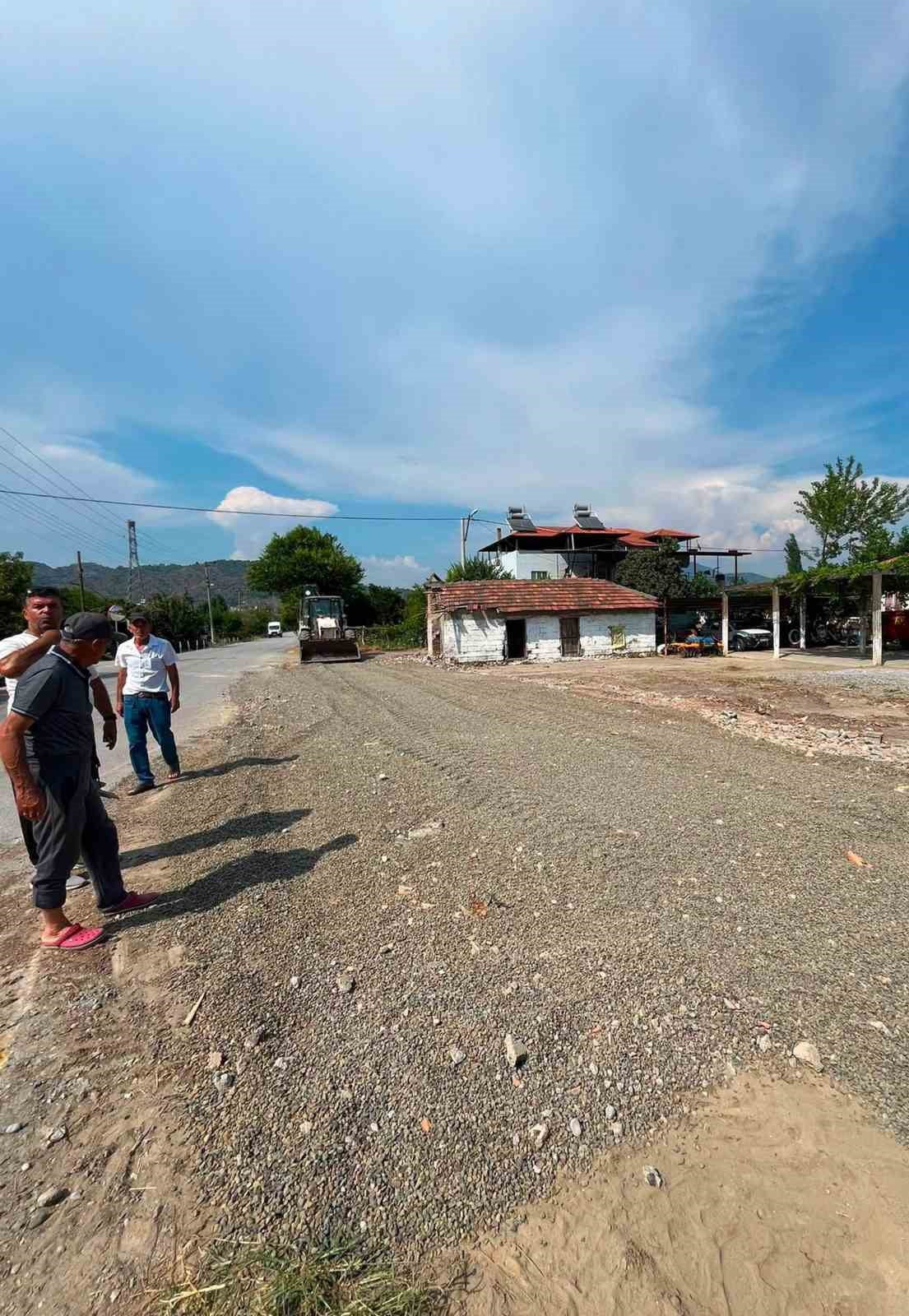 MUĞLA BÜYÜKŞEHİR BELEDİYESİ, ORTACA İLÇESİ DİKMEKAVAK MAHALLESİ'NDE DAHA ÖNCE ÖLÜMLÜ VE...