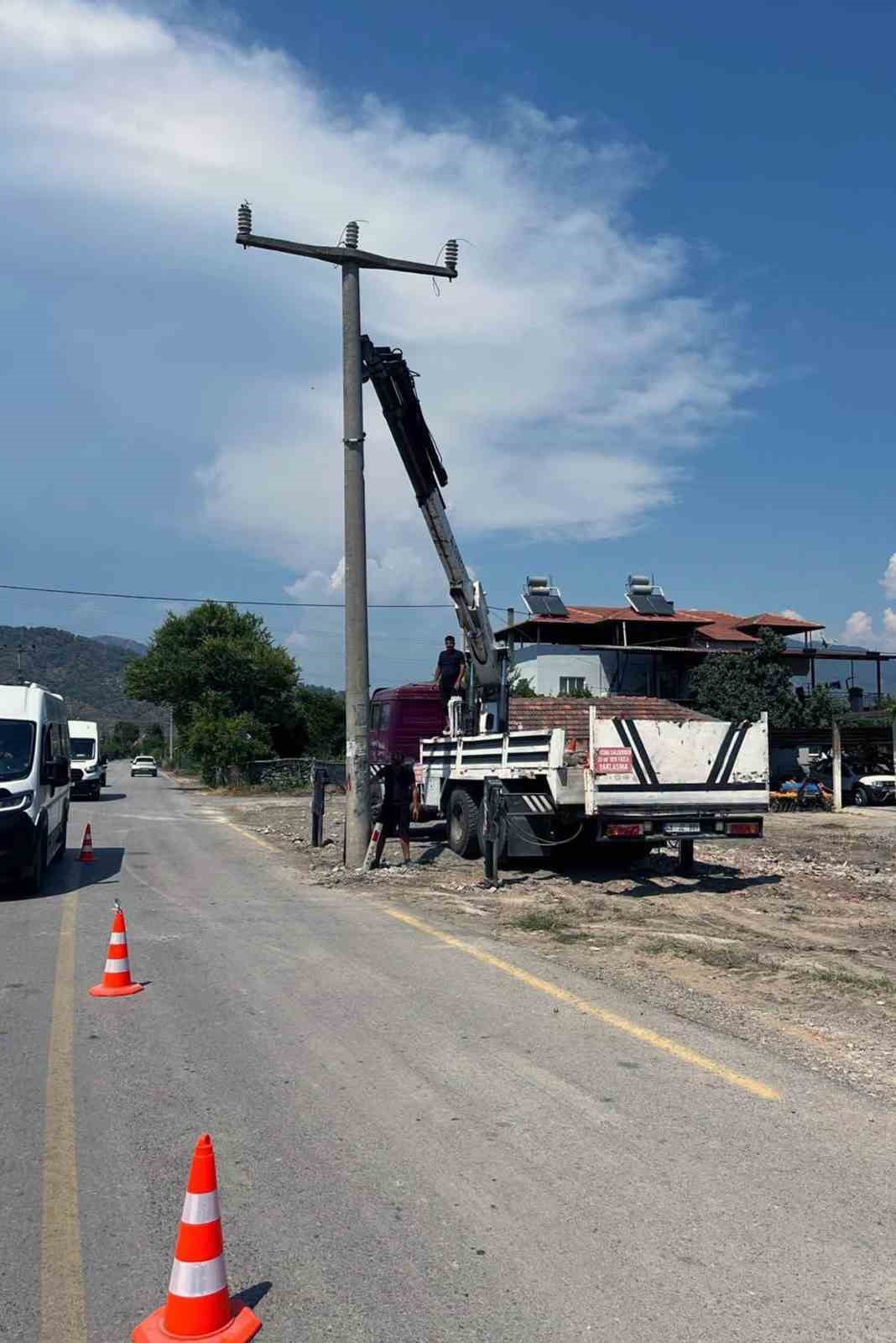MUĞLA BÜYÜKŞEHİR BELEDİYESİ, ORTACA İLÇESİ DİKMEKAVAK MAHALLESİ'NDE DAHA ÖNCE ÖLÜMLÜ VE...