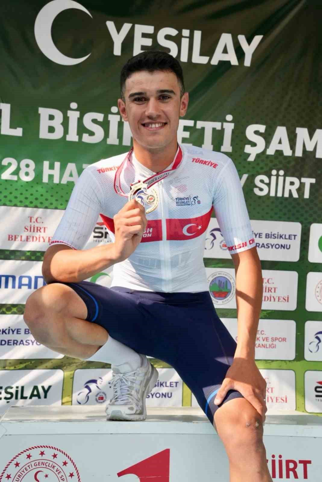 MUĞLA BÜYÜKŞEHİR BELEDİYESİ SPOR KULÜBÜ SPORCUSU SAMET BULUT, SİİRT’TE DÜZENLENEN TÜRKİYE YOL...