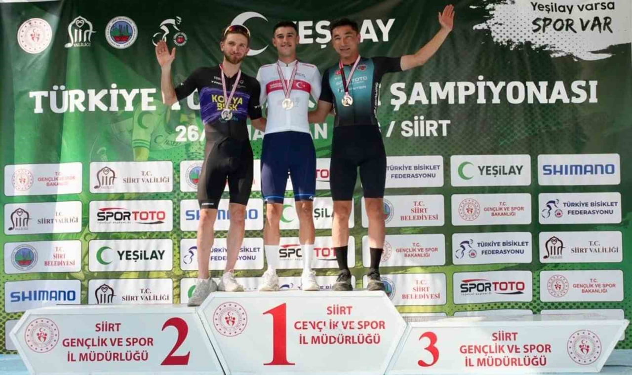 MUĞLA BÜYÜKŞEHİR BELEDİYESİ SPOR KULÜBÜ SPORCUSU SAMET BULUT, SİİRT’TE DÜZENLENEN TÜRKİYE YOL...