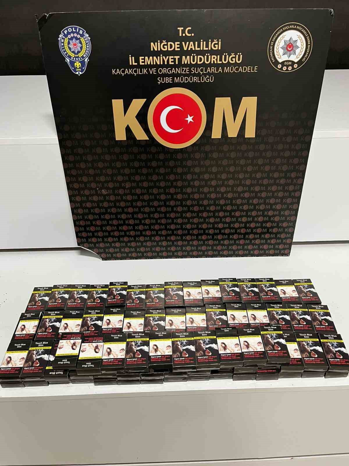 NİĞDE'DE KAÇAKÇILIK VE SAHTECİLİK OPERASYONLARI