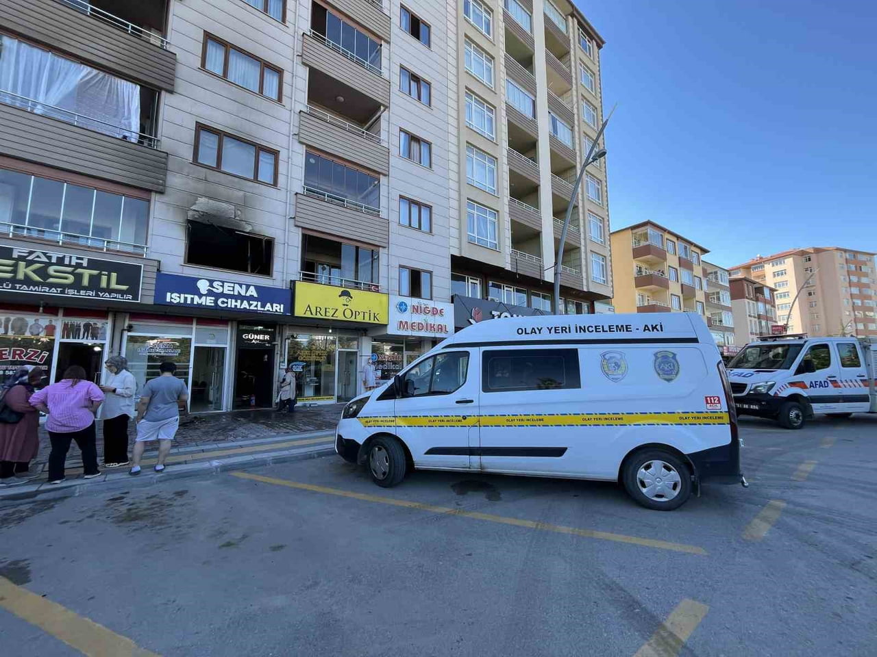 NİĞDE’DE  APARTMAN DAİRESİNDE YANGIN