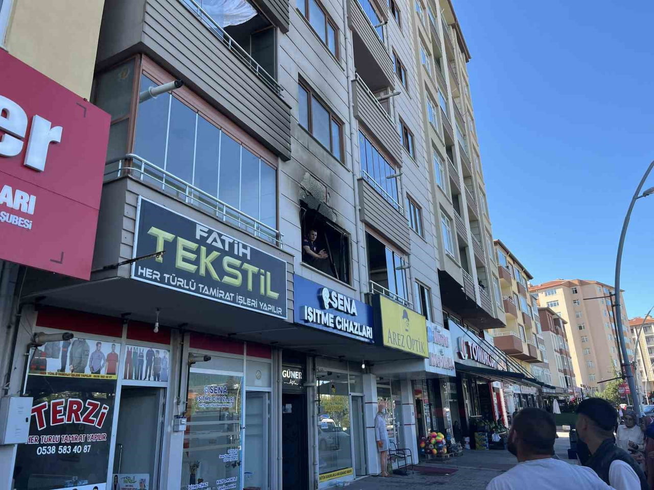 NİĞDE’DE  APARTMAN DAİRESİNDE YANGIN