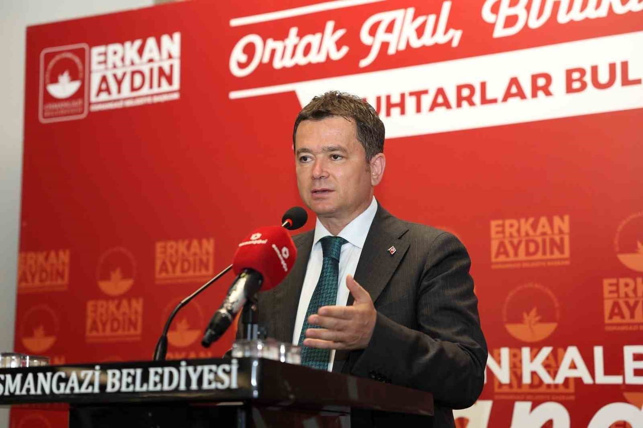OSMANGAZİ BELEDİYE BAŞKANI ERKAN AYDIN, MAHALLE MUHTARLARIYLA DÜZENLENEN "ORTAK AKIL BİRLİKTE...