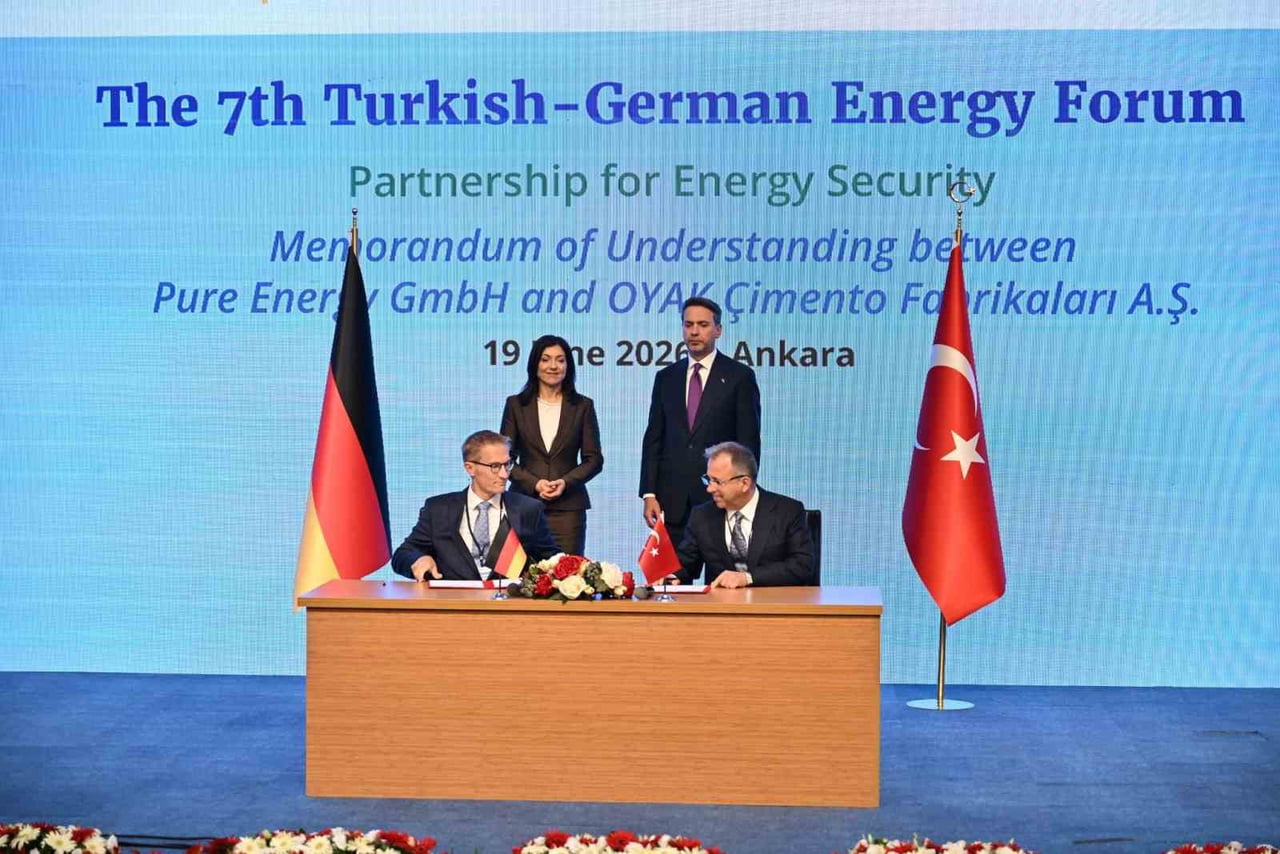 OYAK ÇİMENTO İLE ALMANYA MERKEZLİ TEMİZ TEKNOLOJİ ŞİRKETİ PURE ENERGY, 7’NCİ TÜRK-ALMAN ENERJİ...
