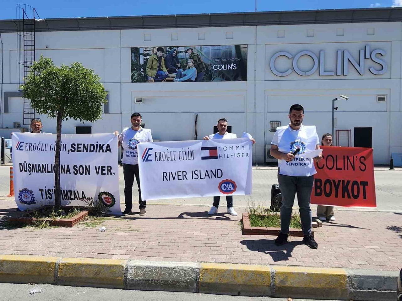ÖZ İPLİK İŞ SENDİKASI’NIN TÜRKİYE GENELİNDE EŞ ZAMANLI OLARAK GERÇEKLEŞTİRDİĞİ BASIN AÇIKLAMALARI...