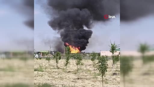 Özbekistan'ın güneyindeki Kaşkaderya bölgesinde bulunan bir sıvılaştırılmış gaz dolum istasyonunda...