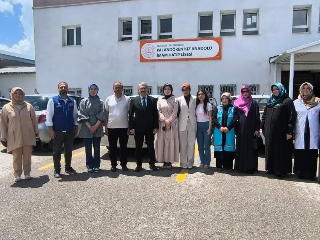 PALANDÖKEN KIZ ANADOLU İMAM HATİP LİSESİ ÖĞRENCİLERİNİN TALEBİ ÜZERİNE, TÜRKİYE DİYANET VAKFI...