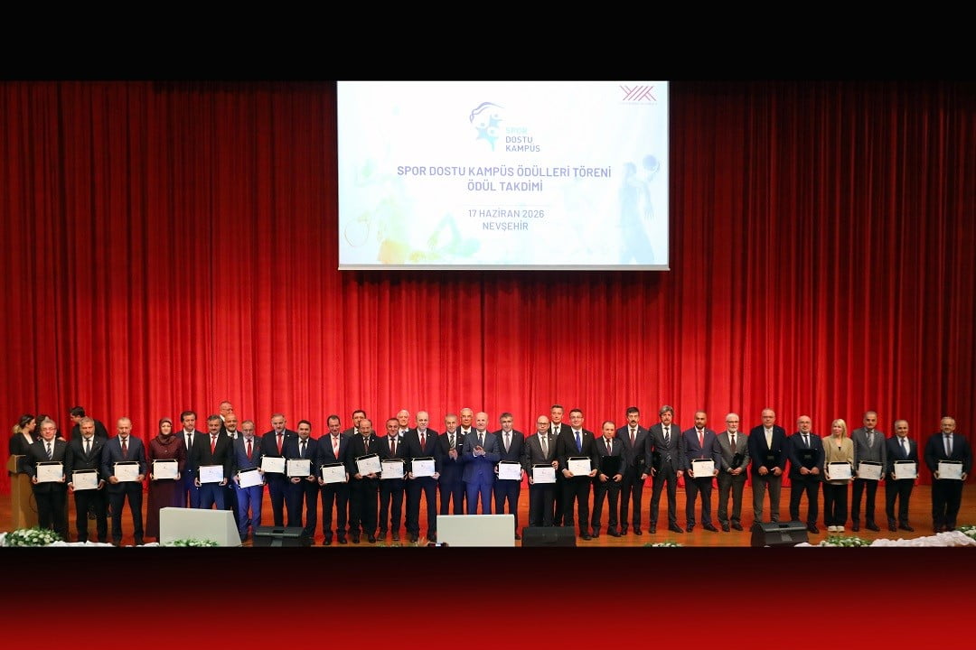 "SPOR DOSTU KAMPÜS" ÖDÜLÜNE LAYIK GÖRÜLEN 31 ÜNİVERSİTE İÇİN NEVŞEHİR HACI BEKTAŞ VELİ...