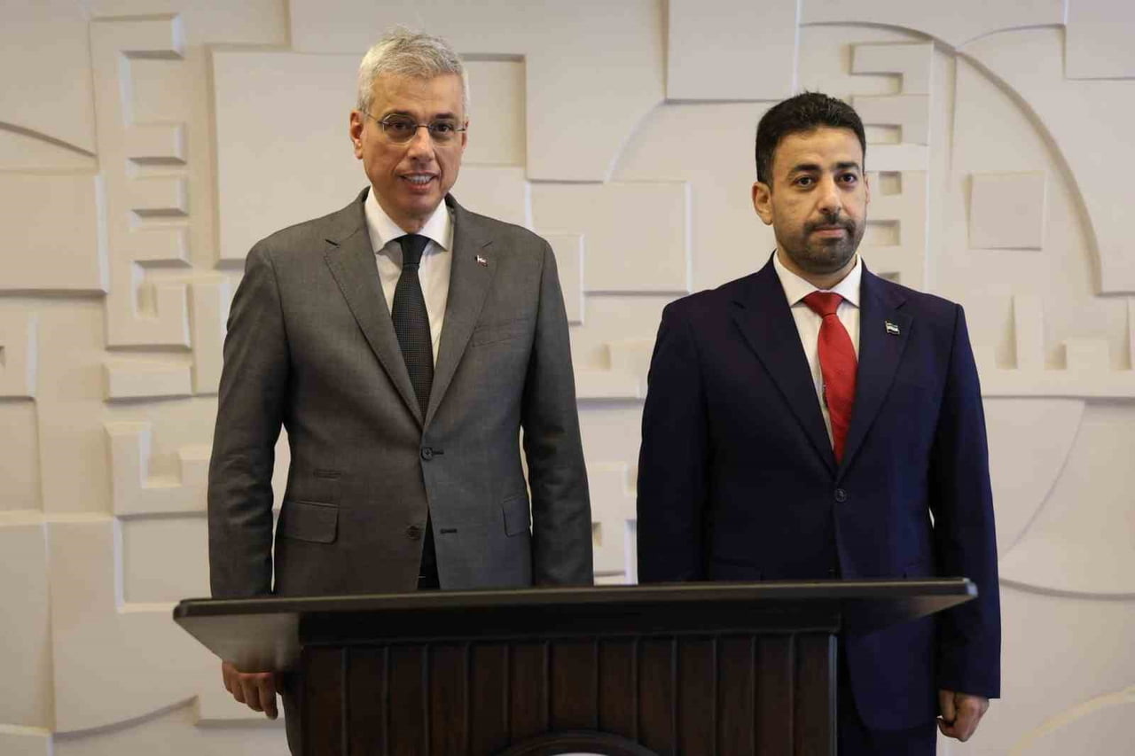 SAĞLIK BAKANI KEMAL MEMİŞOĞLU, RESMİ ZİYARETTE BULUNDUĞU ŞAM’DA SURİYE SAĞLIK BAKANI MUSAB EL-ALİ...