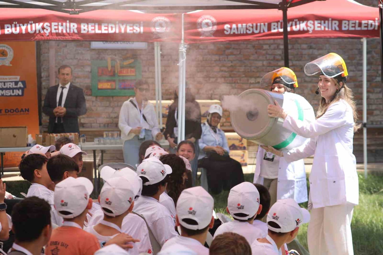 SAMSUN BÜYÜKŞEHİR BELEDİYESİ (SBB) İLE TÜBİTAK İŞ BİRLİĞİNDE HAYATA GEÇİRİLEN "BİLİM SAMSUN’LA...