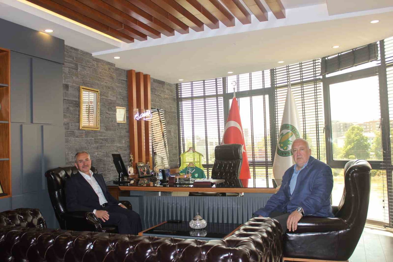 SAMSUN ÇARŞAMBA TİCARET BORSASI’NDA GERÇEKLEŞTİRİLEN ZİYARETTE, İLÇE EKONOMİSİ, TARIMSAL...