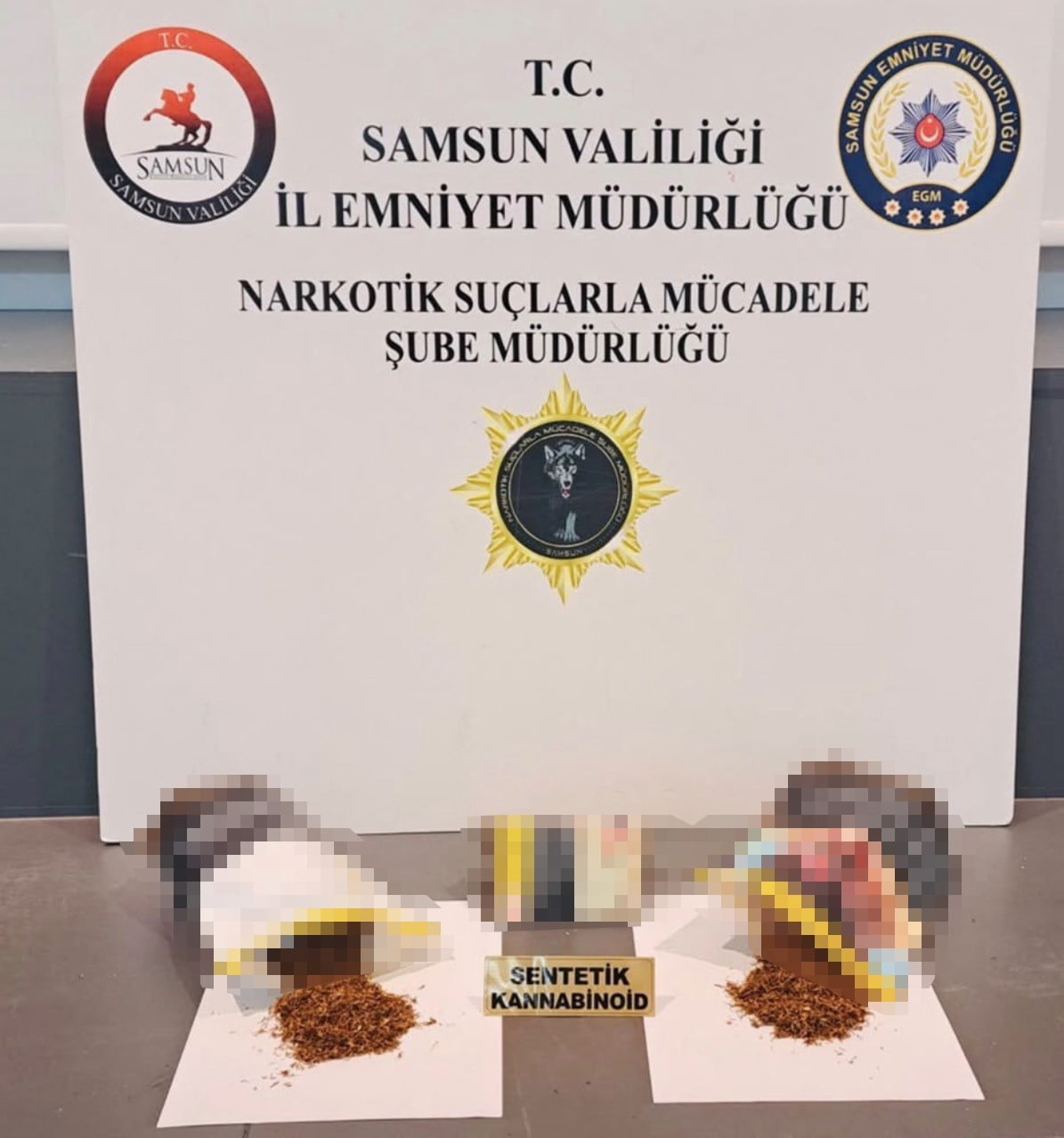 SAMSUN’DA 5 İLÇEDE DÜZENLENEN UYUŞTURUCU OPERASYONLARINDA ÇEŞİTLİ TÜR VE MİKTARLARDA UYUŞTURUCU...
