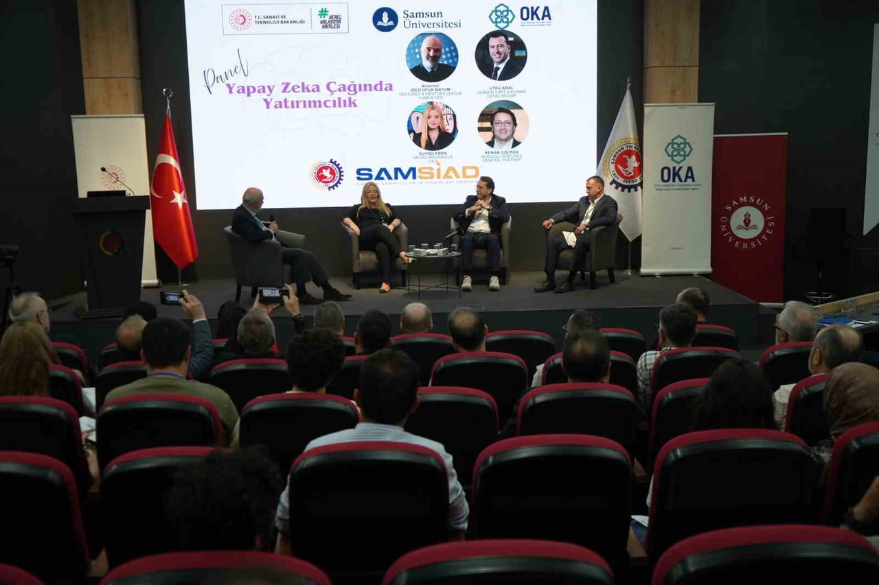 SAMSUN’DA DÜZENLENEN YAPAY ZEKÂ ÇAĞINDA YATIRIMCILIK PANELİ’NDE İLERİ TEKNOLOJİDEKİ YENİLİKÇİ...