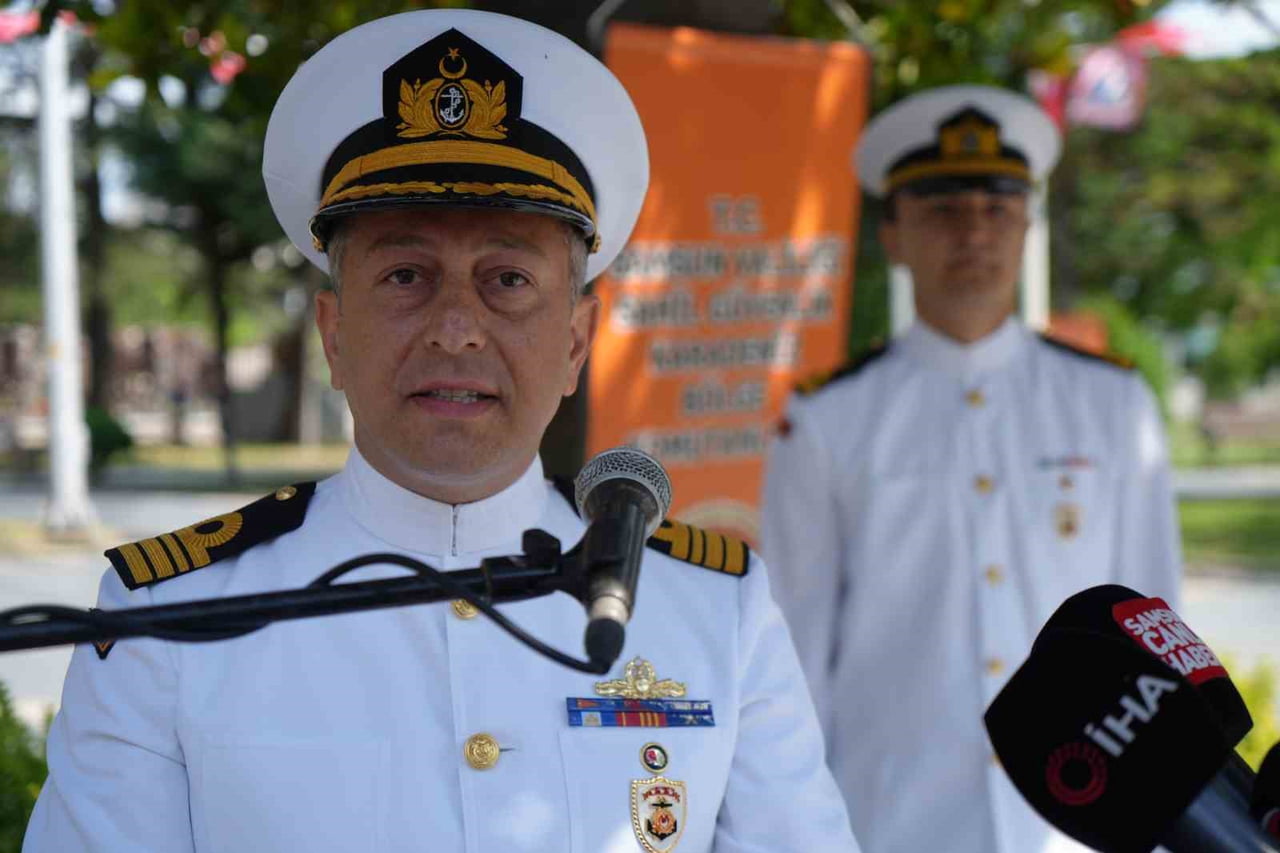 SAMSUN’DA SAHİL GÜVENLİK KOMUTANLIĞI’NIN 44. KURULUŞ YIL DÖNÜMÜNDE KONUŞAN SAHİL GÜVENLİK YARBAY...