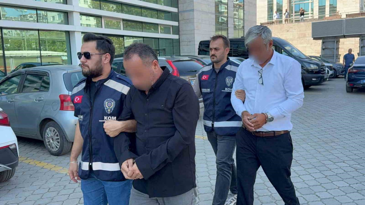 SAMSUN’DA TEFECİLİK SUÇUNA YÖNELİK DÜZENLENEN OPERASYONDA GÖZALTINA ALINAN 2 ŞÜPHELİ, EMNİYETTEKİ...