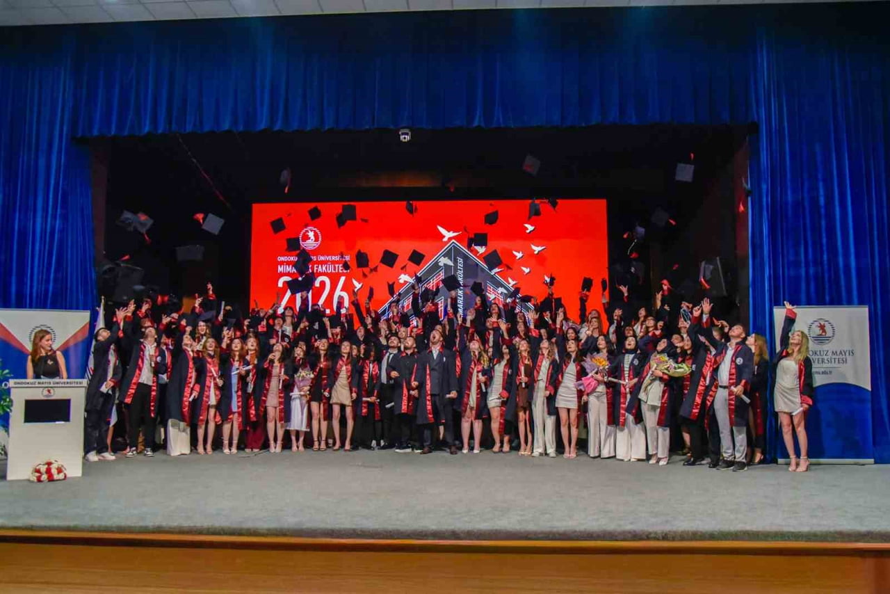 SAMSUN ONDOKUZ MAYIS ÜNİVERSİTESİ (OMÜ) MİMARLIK FAKÜLTESİ, 2025-2026 AKADEMİK YILI MEZUNİYET...