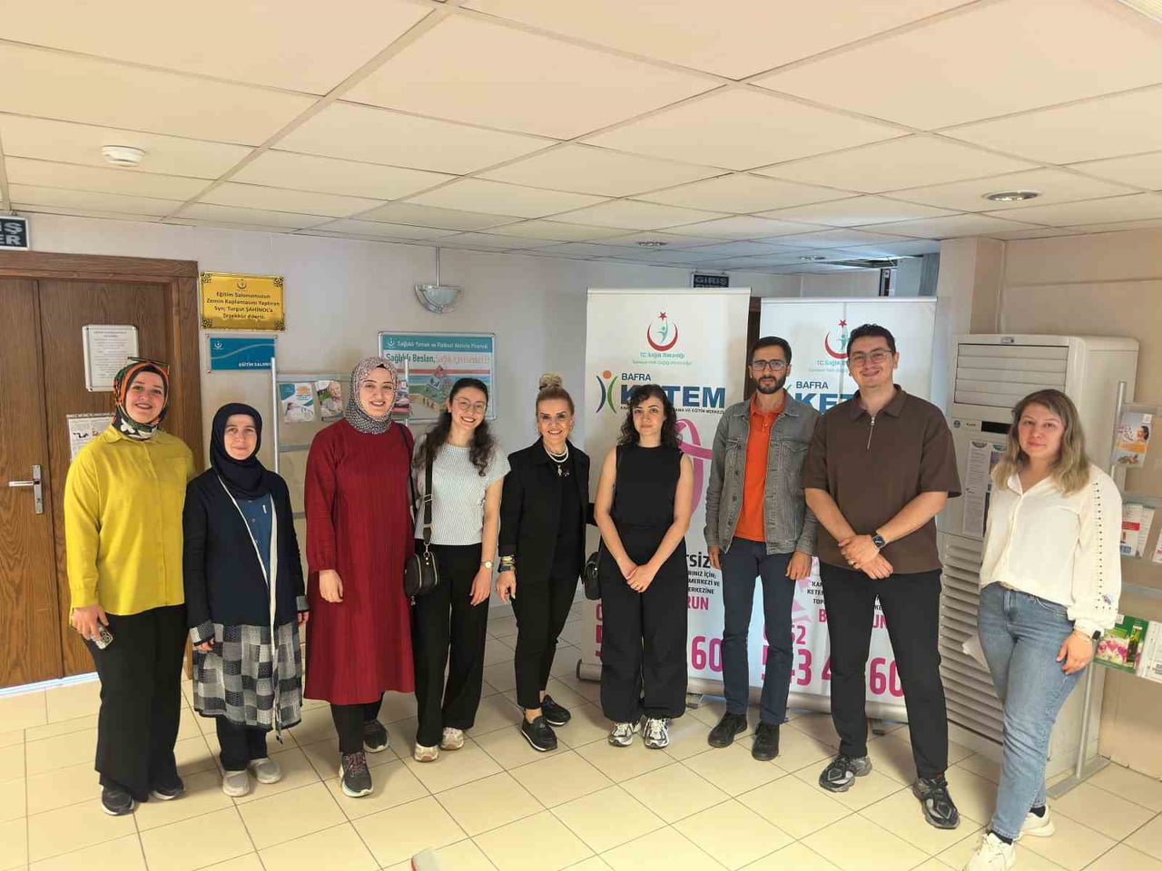 SAMSUN’UN BAFRA İLÇESİNDE AİLE HEKİMLERİNİN KATILIMIYLA SAĞLIKLI HAYAT BULUŞMASI PROGRAMI...